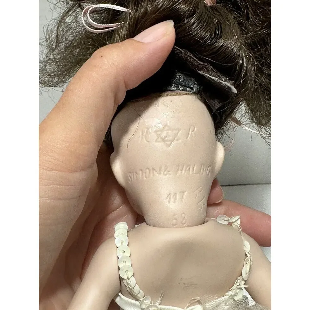 Gorgeous Simon & Halbig Ballerina doll K R 117 58 Brown Hair porcelain body READ